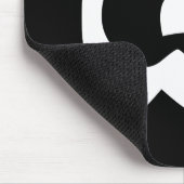 Kambodschanische Nummer 8 / Acht / ៨ (Pram Bei) Kh Mousepad (Ecke)