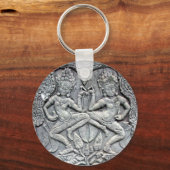 Kambodschanische Tänzerinnen Schlüsselanhänger (Vorderseite)