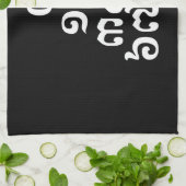 Kambodschanische Zahlen Pyramide - 0 12 345 6789 K Geschirrtuch (Gefaltet)