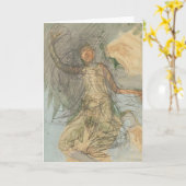 Kambodschanischer Tänzer Karte (Gelbe Blume)