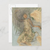 Kambodschanischer Tänzer Postkarte (Vorne/Hinten)