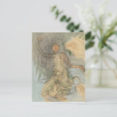 Kambodschanischer Tänzer Postkarte (Stehend Vorderseite)