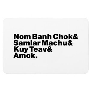 Kambodschanisches / Khmer Street Food Magnet
