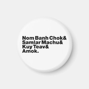 Kambodschanisches / Khmer Street Food Magnet