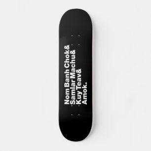 Kambodschanisches / Khmer Street Food Skateboard