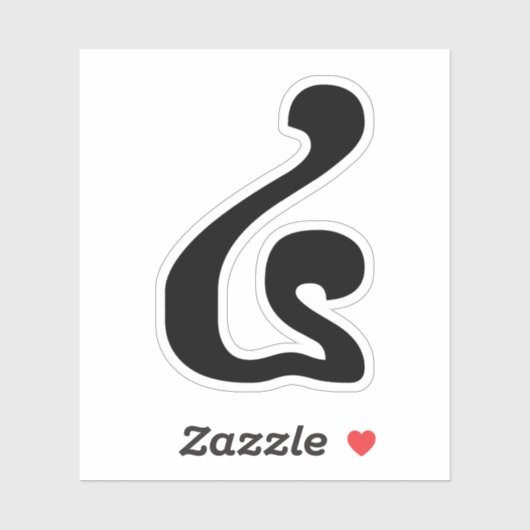 Kambodschanisches Skript Nummer 4 / Vier / ៤ (Buen Aufkleber (Blatt)