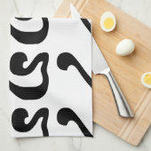 Kambodschanisches Skript Nummer 4 / Vier / ៤ (Buen Geschirrtuch (Viertel Falte)