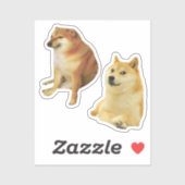 Käme + Doge Memes Stickers Pack Aufkleber (Blatt)