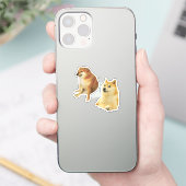 Käme + Doge Memes Stickers Pack Aufkleber (Telefon)