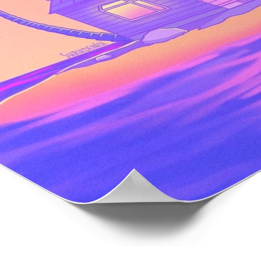 Kame House Poster (Ecke)