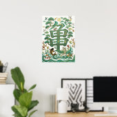 Kame: Longevity & Wisdom Art260050006 Poster (Heimbüro)