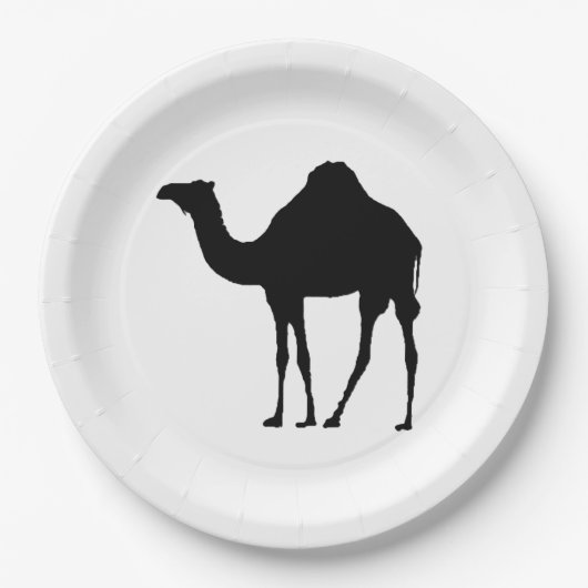 Kameau Noir Pappteller (Vorderseite)