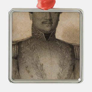 Kamehameha, Hawaii Silbernes Ornament