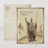 Kamehameha I. - the Great King of Hawaii Postkarte (Vorne/Hinten)