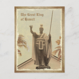 Kamehameha I. - the Great King of Hawaii Postkarte
