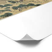 Kamei Rokuro and the Black Bear in the Snow Poster (Ecke)