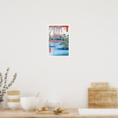 Kameido Shrine Frische Pasta machen Poster (Küche)