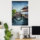 Kameido Tenmangu von Tsuchiya Koitsu Poster (Heimbüro)