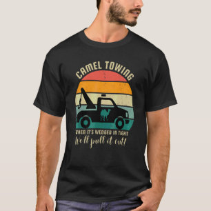 Kamel Abschleppdienst Abschleppwagen Vintage Kamel T-Shirt