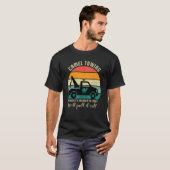 Kamel Abschleppdienst Abschleppwagen Vintage Kamel T-Shirt (Vorne ganz)