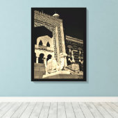 Kamel an der Erholung Leinwanddruck (Insitu (Holzboden))