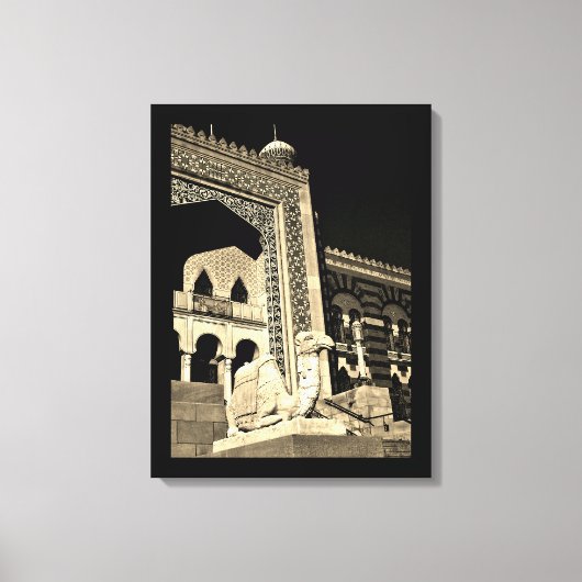 Kamel an der Erholung Leinwanddruck (Vorderseite)