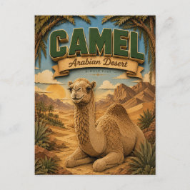 Kamel Arabische Wüste POPCUT Postkarte