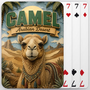 Kamel Arabische Wüste POPCUT Spielkarten
