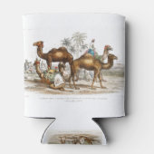 Kamel aus Bactrian, arabisches Kamel oder Dromedar Dosenkühler (Rückseite)