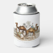 Kamel aus Bactrian, arabisches Kamel oder Dromedar Dosenkühler (Kanne Rückseite)