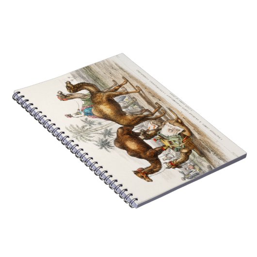 Kamel aus Bactrian, arabisches Kamel oder Dromedar Notizblock (Rechte Seite)