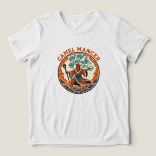 Kamel Beschwörer Zauberer Wüsten Fantasy Mystiker  Tri-Blend Shirt