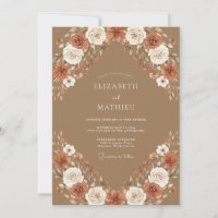 Kamel Boho Blumen Hochzeit im Herbst