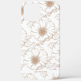 Kamel| Boho Floral Muster Personalisiert Case-Mate iPhone Hülle