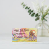 Kamel-Briefpapier Visitenkarte (Stehend Vorderseite)