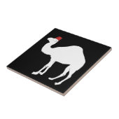 Kamel, das ein Fez trägt Fliese (Seite)