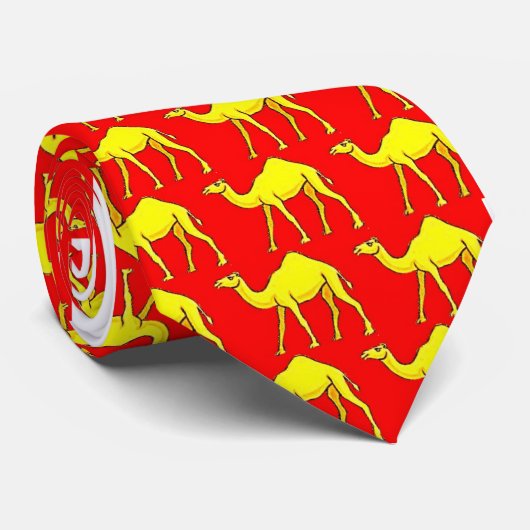 Kamel-Dino-Krawatte Krawatte (Gerollt)