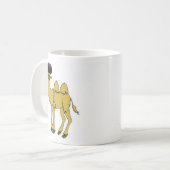 Kamel doppelte AfroTasse Kaffeetasse (Vorderseite Links)