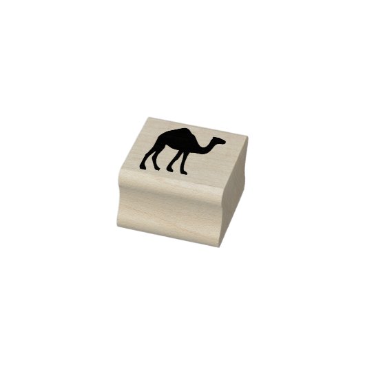 Kamel eine Höhle Wüste Silhouette heißes Klima Gummistempel (Stempel)