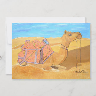 Kamel-Einladungskarte Einladung