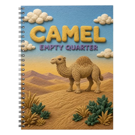 Kamel Empty Quarter Modern KlayKoo Notizblock (Vorderseite)