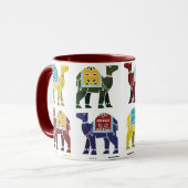 Kamel-Entwurf auf Tasse - alle Arten (Vorderseite Links)