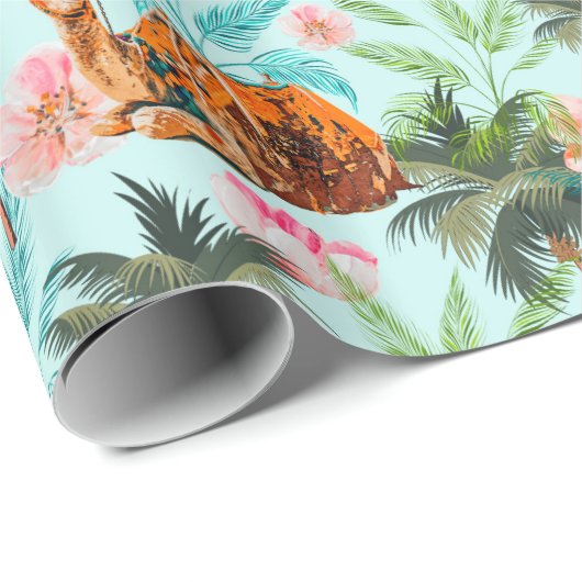 Kamel-Fahrt Geschenkpapier (Rolleneckpunkt)