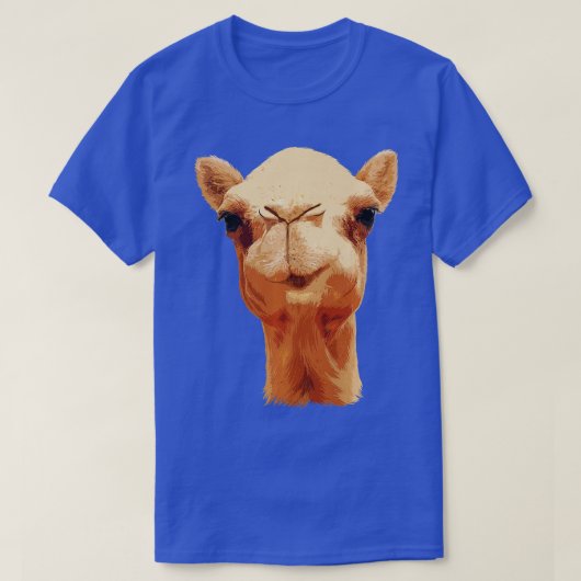 Kamel für Männer Tierschaum Afrikanische Safari-Pi T-Shirt (Design vorne)