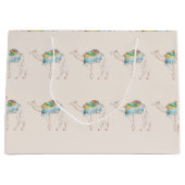 Kamel-Geschenk-Tasche Große Geschenktüte (Vorderseite)