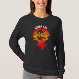 Kamel Höckertag Kamel Vintage Sonnenuntergang Höck T-Shirt