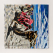 Kamel im Abstrakten Puzzle (Horizontal)