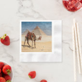 Kamel in den Pyramiden Serviette (Beispiel)