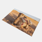 Kamel in der Oman-Wüste Fußmatte (Schrägansicht)