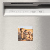 Kamel in der Oman-Wüste Magnet (In Situ (Geschirrspüler))